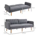 Versatile Adjustable Backrest Sofa Bed - for Living & Guest Rooms!