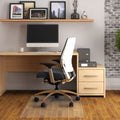 PVC Rectangular Chair Mat for Hard Floor - 75 x 120cm