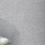 Luxurious Hessian Mid Grey Rugs - Stylish