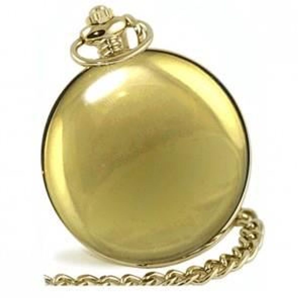 Gilt Pocket Watch - Elegant, Classic Style with Quality Quartz Movement