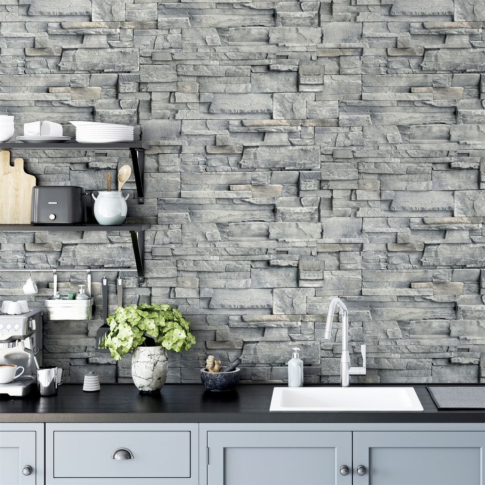 Ultra-Durable Slate Wall Grey: Elegantly Neutral, for Any Space!