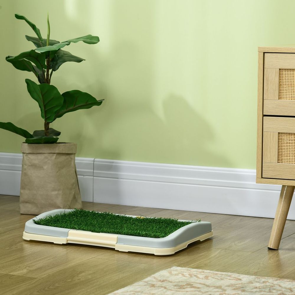 Dog Toilet - Indoor, Artificial Grass, Grid Panel, Tray: The Perfect Solution for Easy Pet Waste Management!