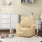Kids Armchair, Bear Shaped Toddler Chair for Bedroom