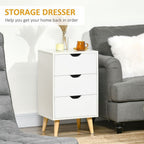 3-Drawer Storage Chest - Stylish & Sturdy - Bedroom & Living Room Furniture