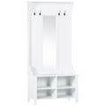 Mirror Cabinet, 80x40x170cm - White