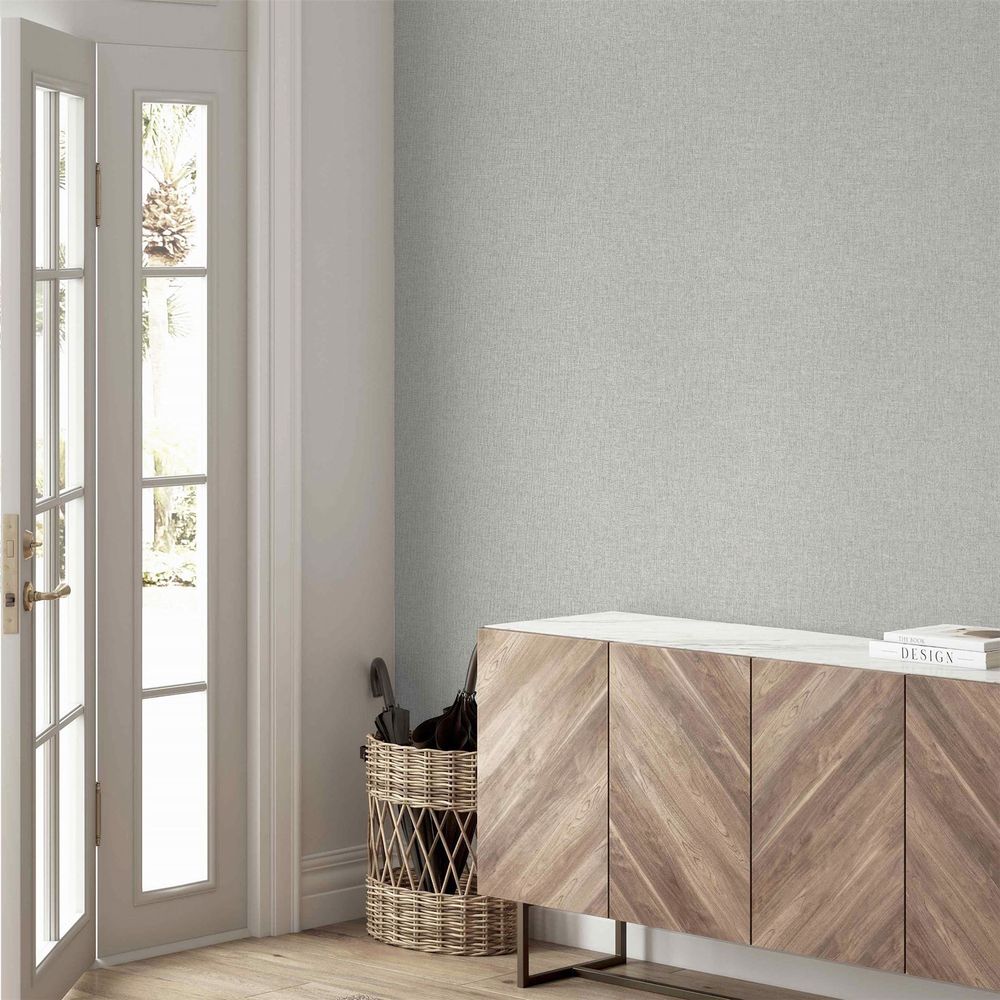 Luxury: Linen Texture Light Grey sw12
