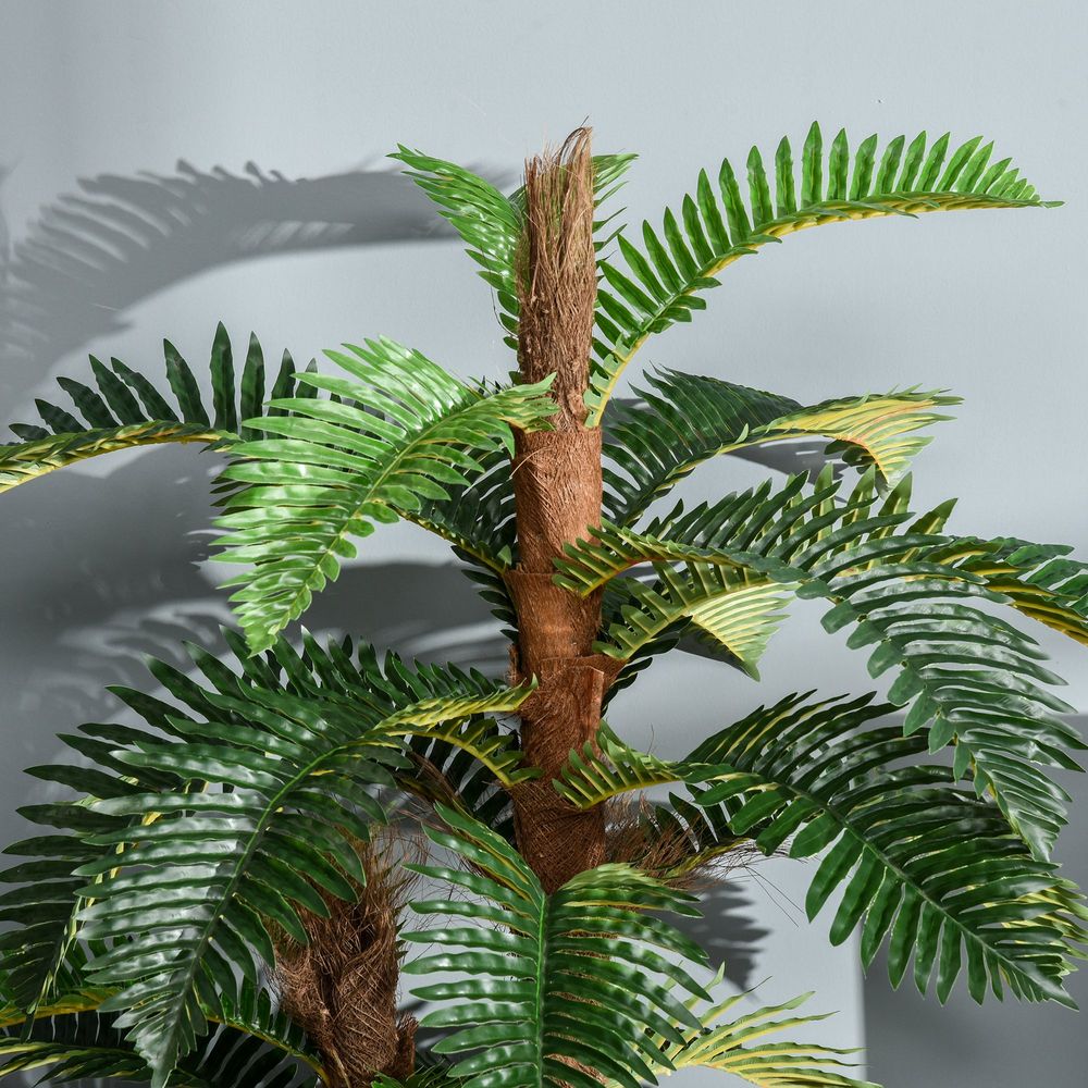 Realistic Artificial Fern Tree - 36 Leaves, 150cm - Fake Plant with Nursery Pot - for Home and Commercial Spaces
