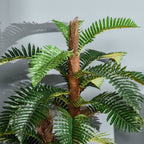 Realistic Artificial Fern Tree - 36 Leaves, 150cm - Fake Plant with Nursery Pot - for Home and Commercial Spaces