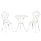 Aluminium Bistro Set: Coffee Table + Chair - Outdoor Dining at its Best
