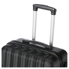 3 Pcs Suitcase Lightweight ABS Carry-on Hand Luggage 4 Spinner Wheels Trolley Case