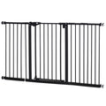 Pet Gate 3 Extensions & Adjustable Screws - Safe & Easy Assembly
