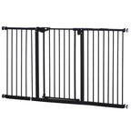 Pet Gate 3 Extensions & Adjustable Screws - Safe & Easy Assembly