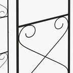 Metal Garden Arch with Double Gate, Garden Arbor Climbing Plants