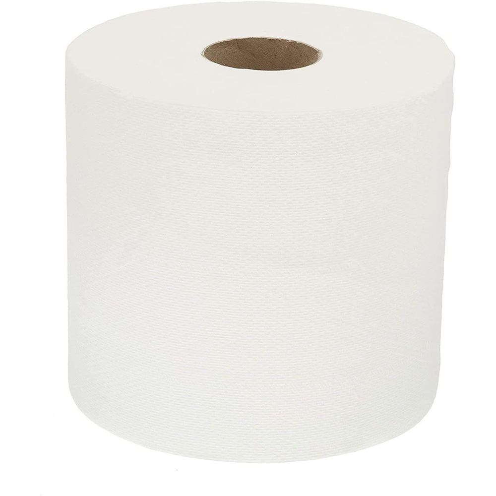ASPECT Kitchen Rolls Centrefeed (24 Rolls, White) - 2 Ply Embossed Pattern Paper Towels - Strong and Absorbent Tissue Paper - UK Supplier - Wipe Away - for Commercial & Kitchen Use