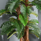 Realistic Artificial Fern Tree - 36 Leaves, 150cm - Fake Plant with Nursery Pot - for Home and Commercial Spaces