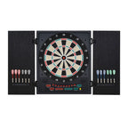 Electronic Dartboard - LED Score Board - 27 Games - Storage Cabinet