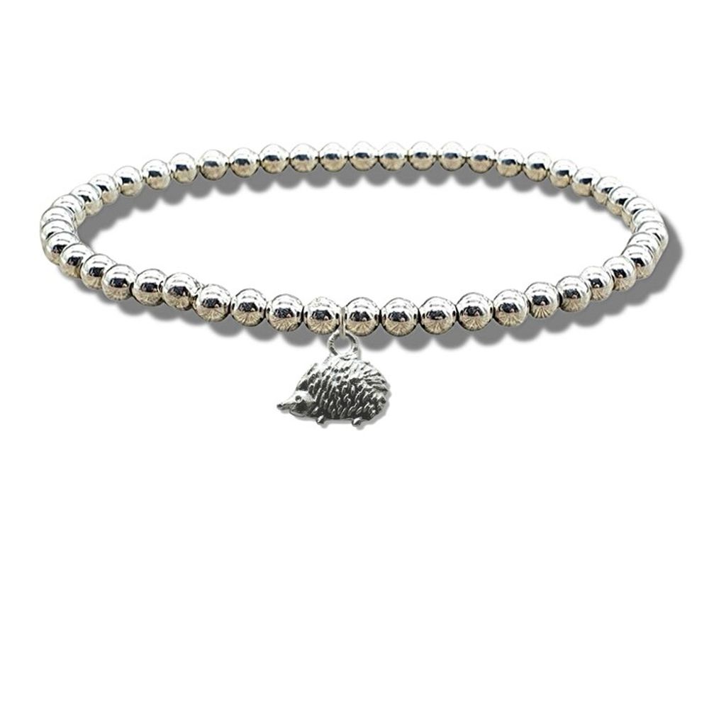 80 characters: "Stunning Hedgehog Bracelet - Silver Plated - Gift