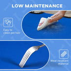 Portable Elevated Pet Bed to Raise Relax Area for Dogs and Cats with Metal Frame (Large)
