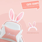 Gaming Chair: Removable Rabbit Ears, Pink