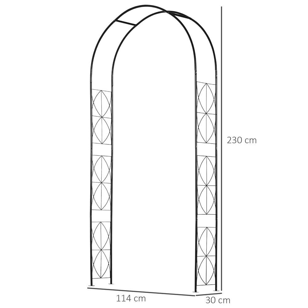 Vintage Garden Arch Trellis Rose Plant Rack