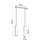 Modern Pendant Lamp: Steel & Concrete Design, Stylish - for Any Interior!