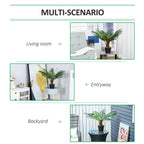 Artificial Palm Tree - Realistic 8-Leaf Design, 60cm Tall, Nursery Pot Included
