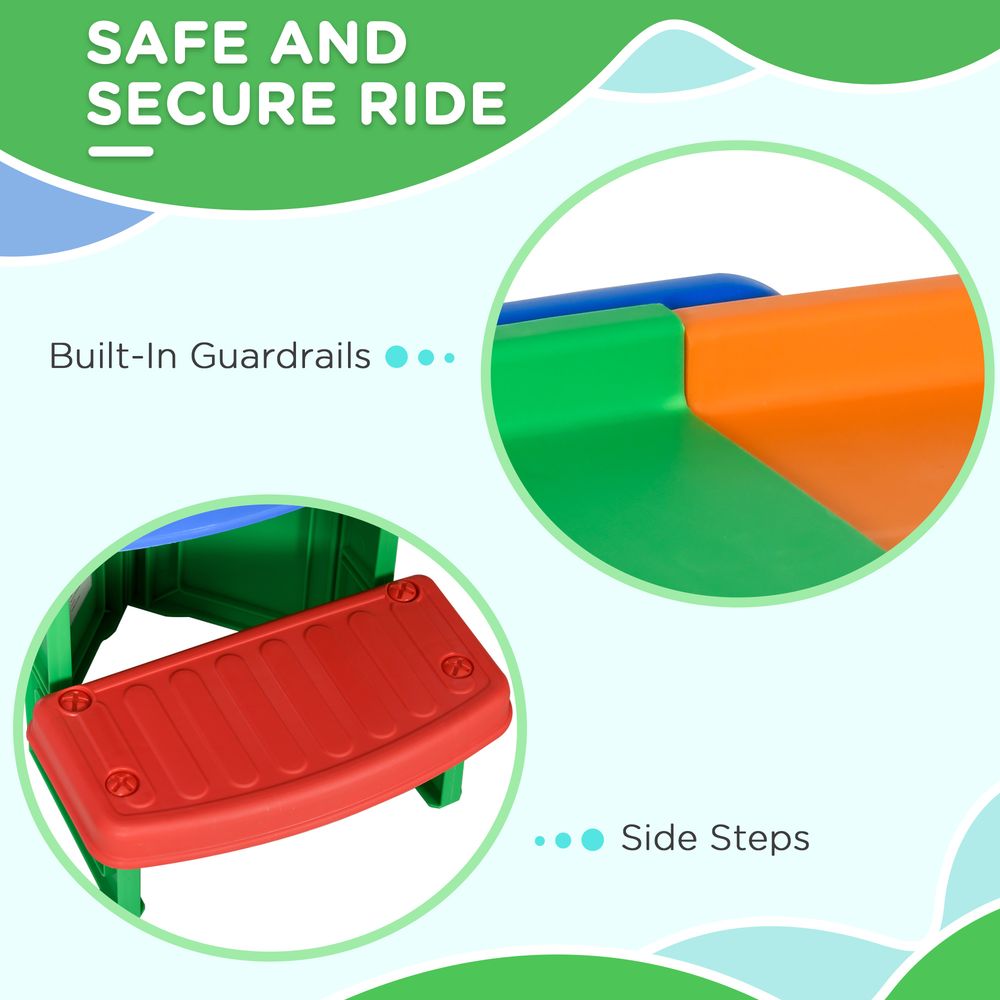 Kids Rollercoaster: 3(m) Up/Down, Non-Slip Steps, Ages 2-5. !