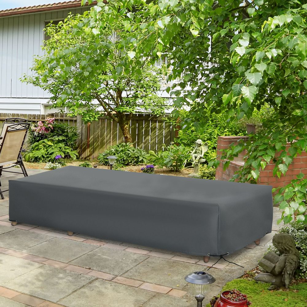 Waterproof & UV Resistant 200x73cm Garden Furniture Cover - Oxford Fabric