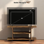 Modern TV Cabinet Stand Storage Shelves Table Mobile