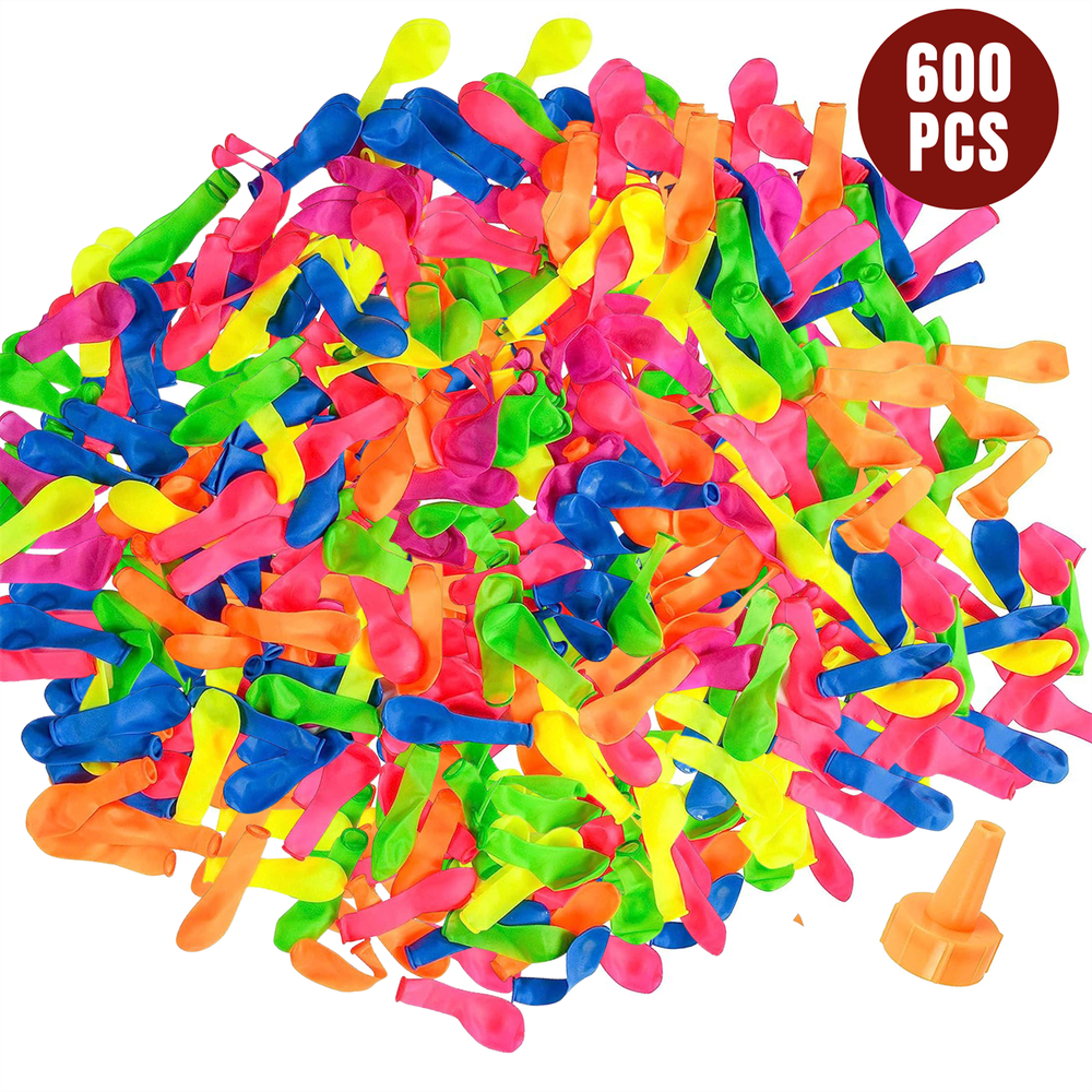 600 Waterbomb for Fun Under the Sun- Easy-to-Use, Party Ready, Safe for Children, Nozzle Included!