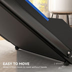 1-6 km/h Folding Motorised Treadmill Walking w/ Remote Control