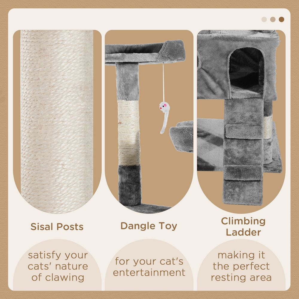 Cat Tree - Activity Centre, Scratcher, Condo, Toy Bed - High-Quality, For Happy Cats