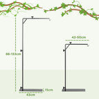 Reptile Lamp Stand: Adjustable Height, Stable Base, Versatile for Lizards & Snakes