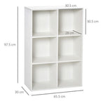 Cubic Cabinet Bookcase Storage Shelves for Home Office