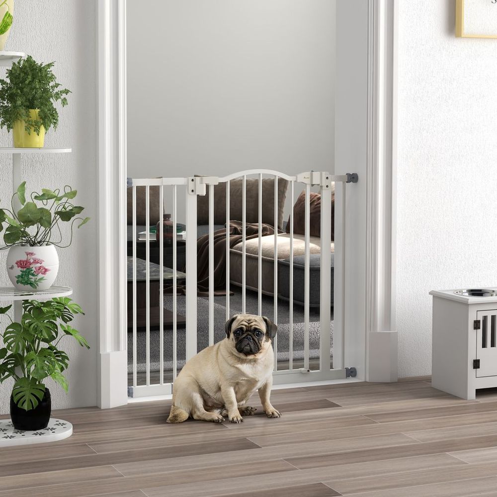 Adjustable Metal Pet Gate - Auto-Close Safety Barrier