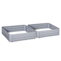 Raised Garden Bed: Durable Steel Frame, 1m x 1m - for Organizing Plants & Vegetables