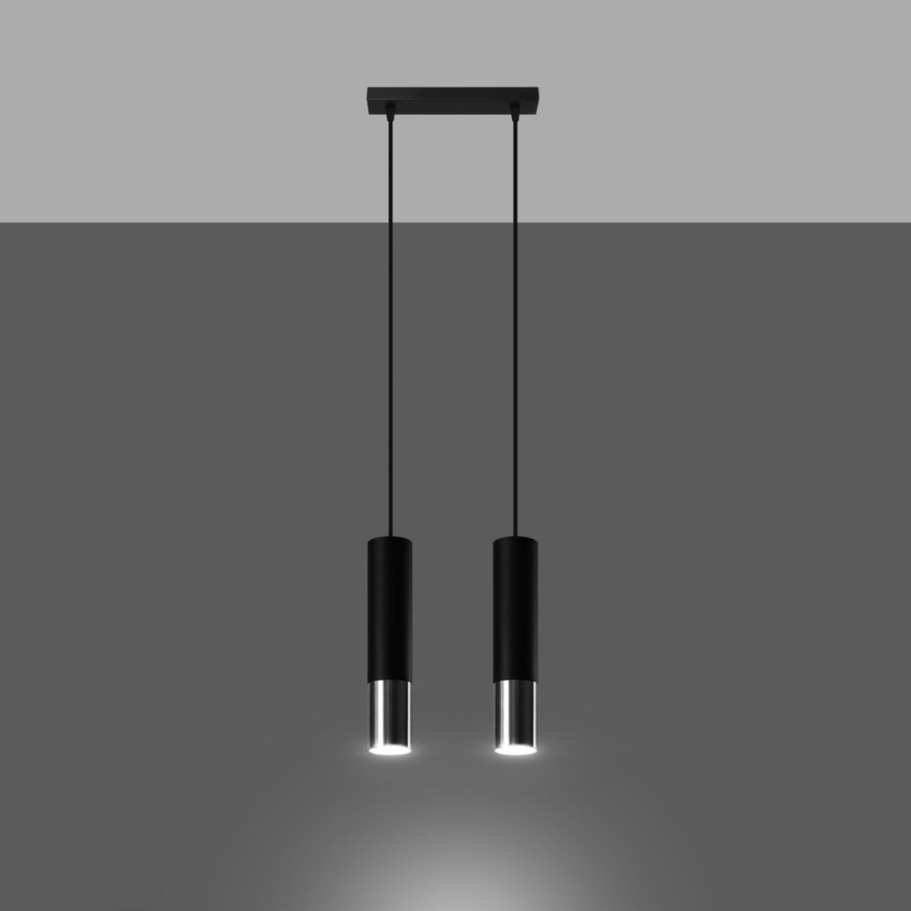 Elegant Pendant Lamp - Modern Design - Steel - GU10