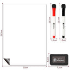A4 Whiteboard Bundle: 2 Markers, Eraser