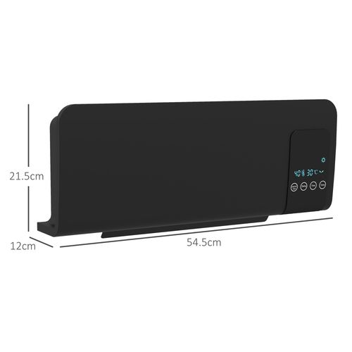 2000W Wall Mounted Ceramic Heater with Remote Control for Home