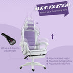 Gaming Chair - Footrest - Rabbit Ears - Purple