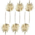 Artificial Palm Leaf - Gold, 95cm, Pack of 6