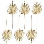 Artificial Palm Leaf - Gold, 95cm, Pack of 6