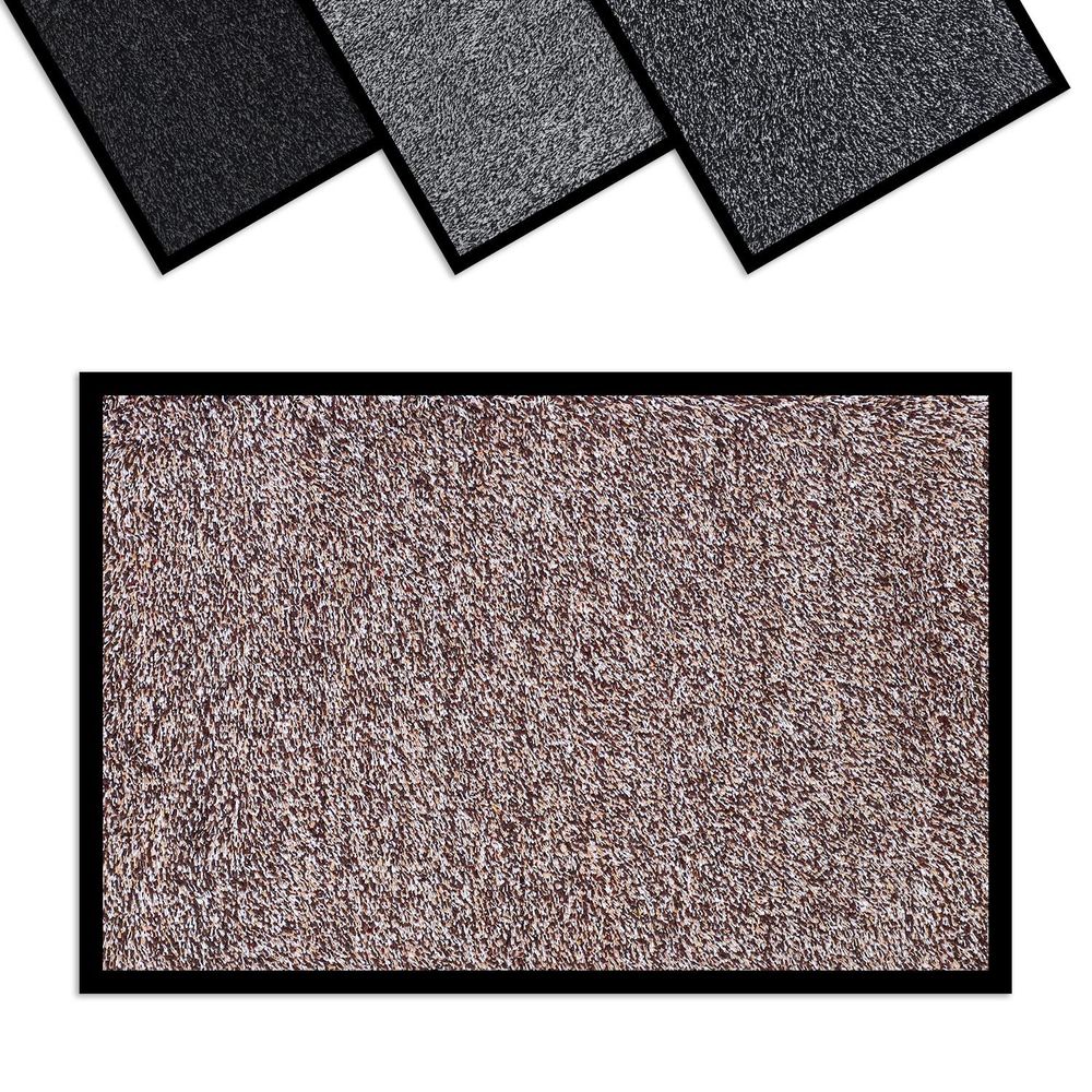 BARRIER MAT - Durable, Non-Slip, Water Absorbent & Versatile - for Home and Commercial Use 40X60cm COFFEE