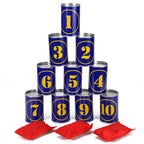 Fun with Tin Can Alley Game - Hours of Laughter & Enjoyment for All Ages - Lightweight & Durable - Great Gift Idea - Indoor & Outdoor!