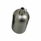 Smooth Holder Satin Nickel Lamp - Vintage Antique Retro Style - E27 Socket