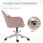 Office Chair with Rechargeable Electric Vibration Massage Lumbar Pillow, Wheels with Included Detail
