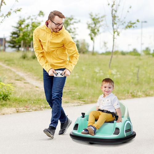 360° Rotation 12V Kids Bumper Car w/ Remote Control