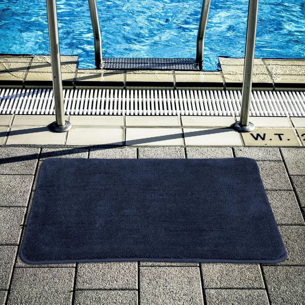 Navy Bath Mat: Ultra Soft & Comfortable, 50x80cm
