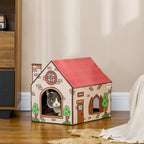 Premium Cardboard Cat House: Eco-friendly, Durable, & Fun for Indoor Cats