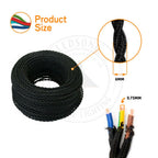 Vintage Italian Braided Cable, Flexible, Electrical Fabric Wire